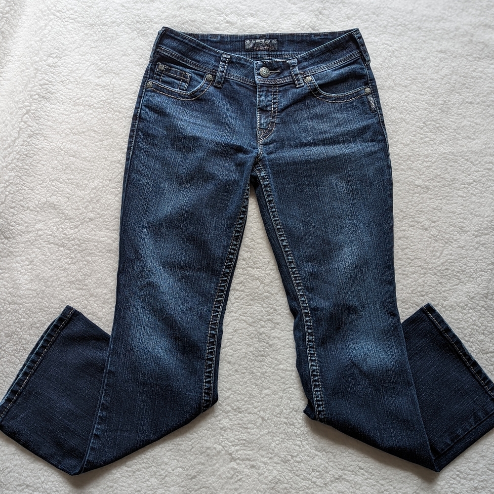 Silver Jeans Suki Jeans Dark Wash Size 30 Length 32